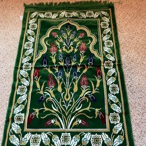 Muslim prayer rug.